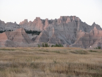 Evening light on the cliffs